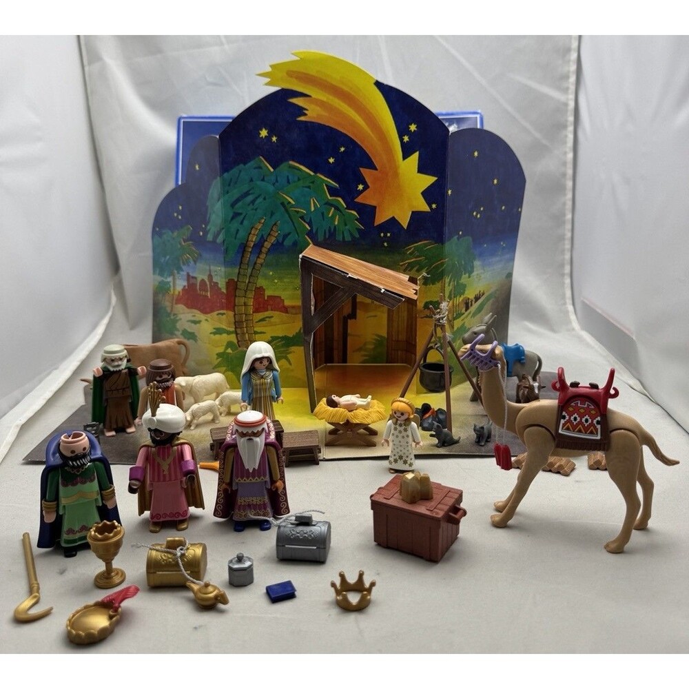 Playmobil Christmas Nativity Set 3996 in Box 3 Wise Men Vintage Holiday